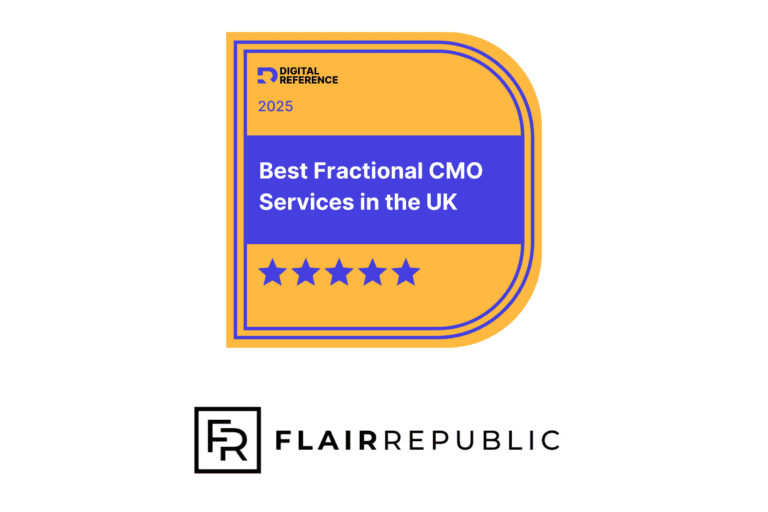 FlairRepublic Announced in the Best Fractional CMO Services in the UK